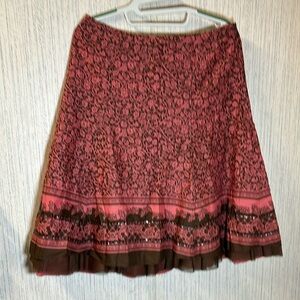 Apt 9 A Line Flare w/Ruffle Hem sz 6